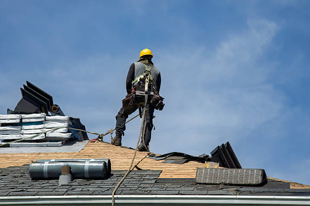 Professional Roof Installation technician working in Huntsville, TN
